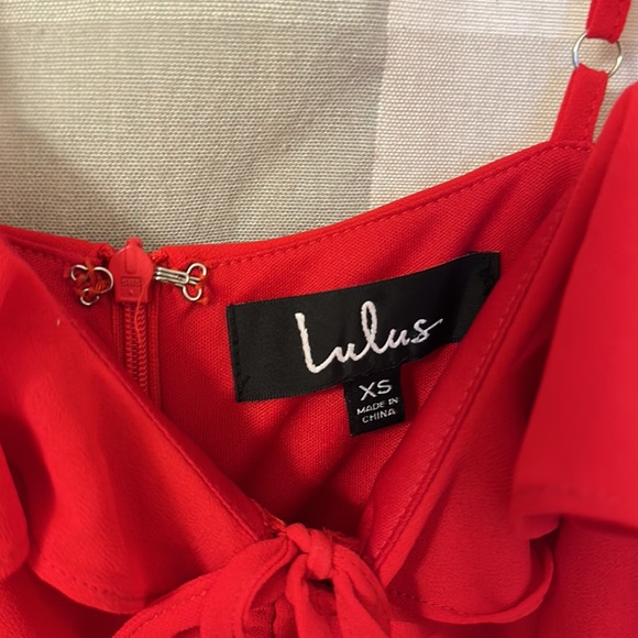 Red lulus dress - Picture 3 of 3